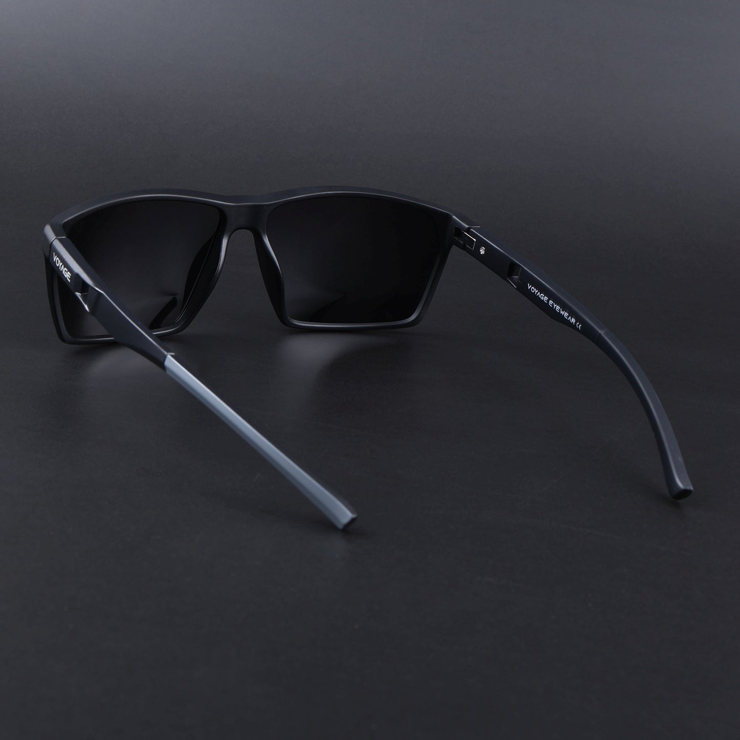 Wayfarer Polarized Sunglasses | Black Lens | Black Frame - PMG6777