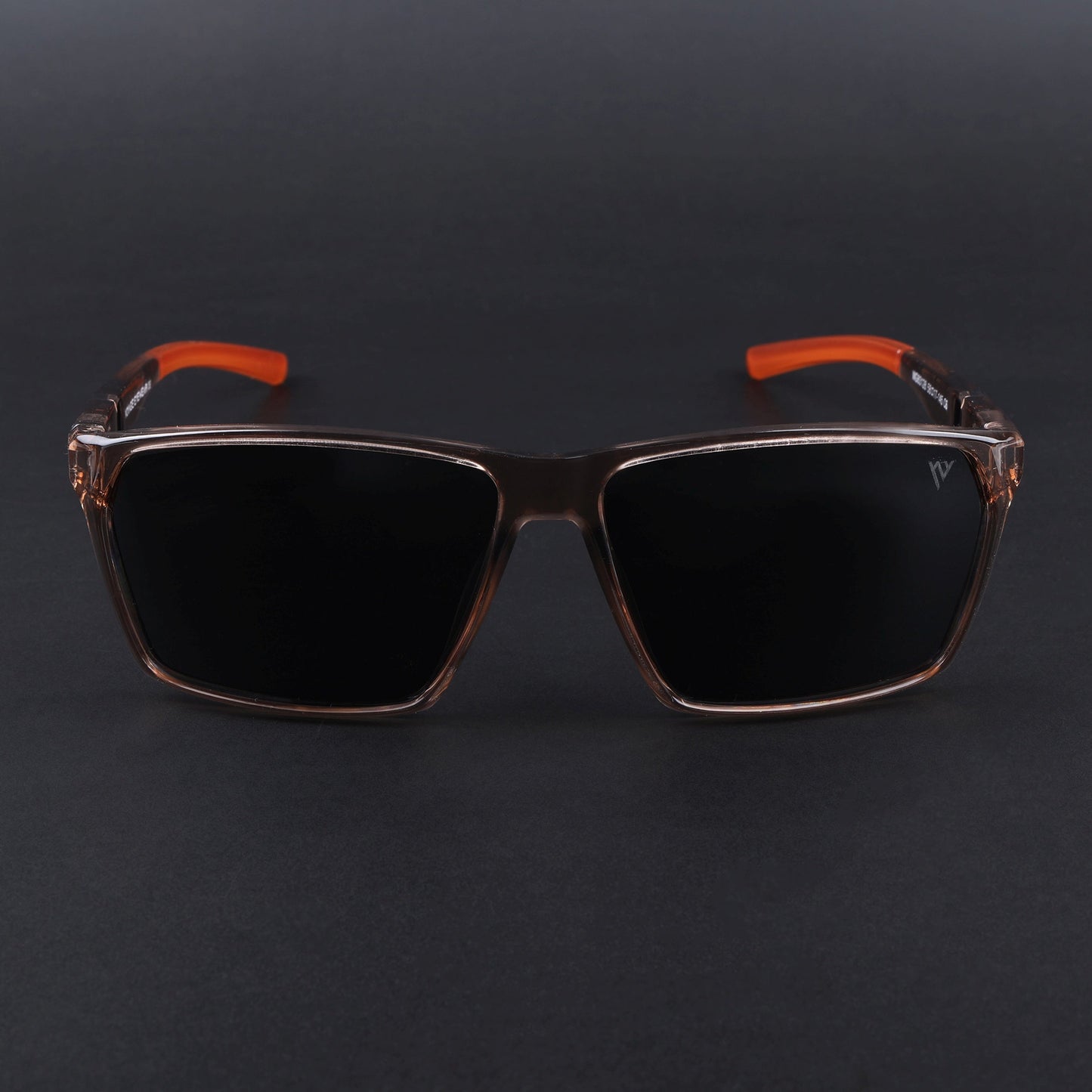 Wayfarer Polarized Sunglasses | Black Lens | Brown Frame - PMG6781