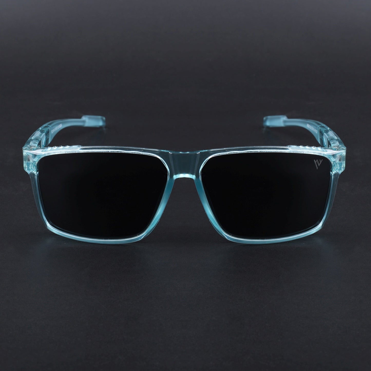 Wayfarer Polarized Sunglasses | Black Lens | Sea Green Frame - PMG6788