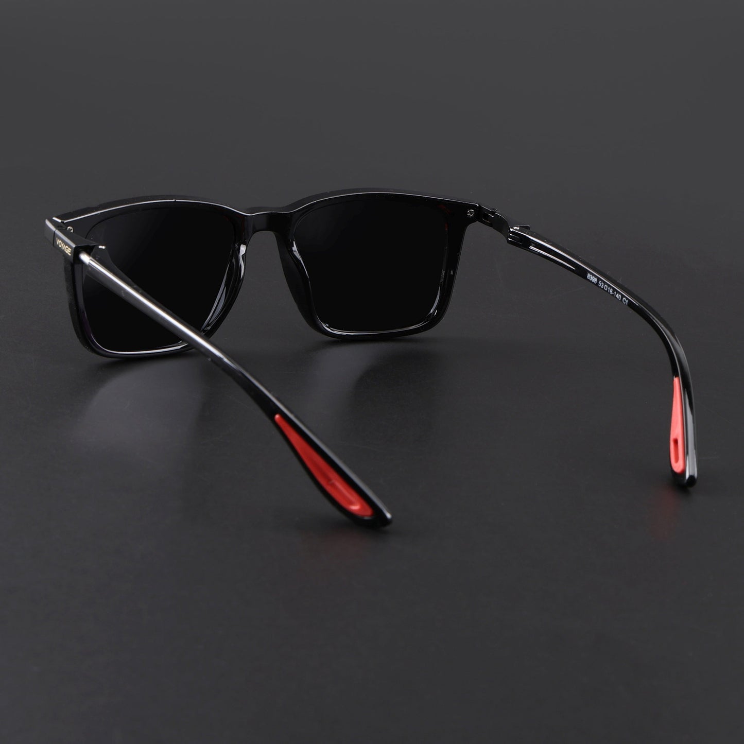 Beast | Shine Black Polarized Square Sunglasses | PMG6633