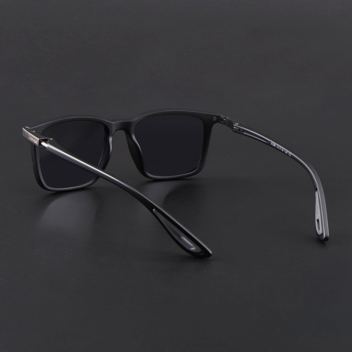 Beast | Matt Black Polarized Square Sunglasses | PMG6634