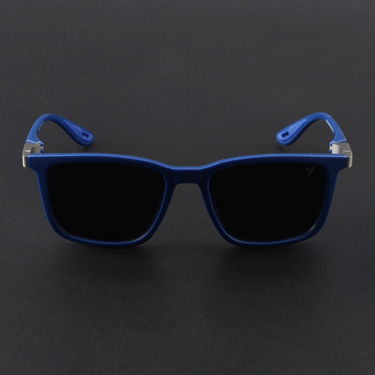 Beast | Blue Polarized Square Sunglasses | PMG6637