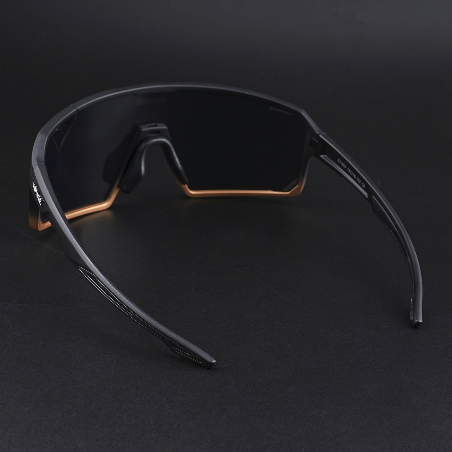 Voyage Select Drift Sunglasses (Golden Lens | Black & Brown Frame - SLMG6262)