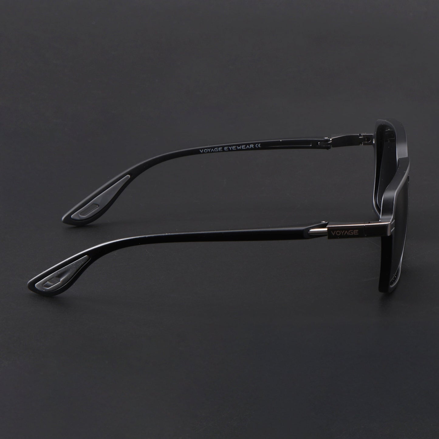 Hydra | Matt Black Polarized Square Sunglasses | PMG6654