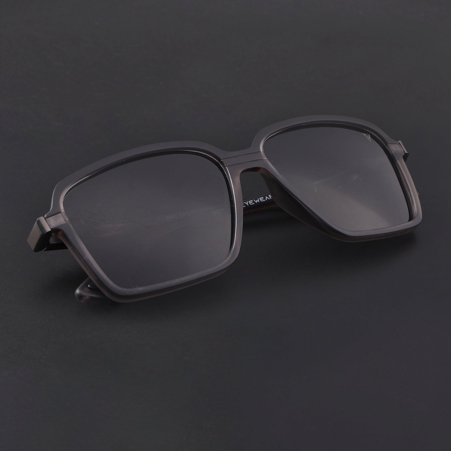 Hydra | Grey Polarized Square Sunglasses | PMG6655