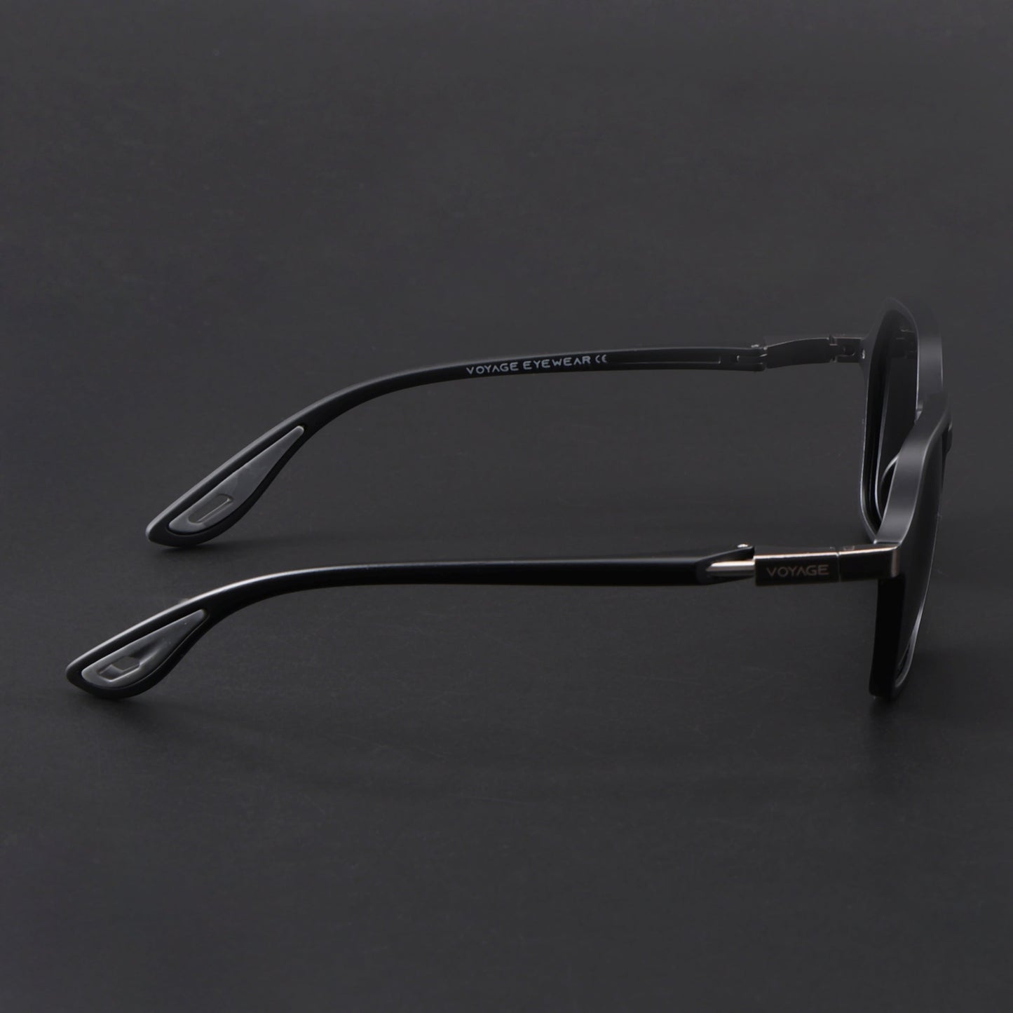 EdgeX | Matt Black Polarized Hexagon Sunglasses | PMG6640