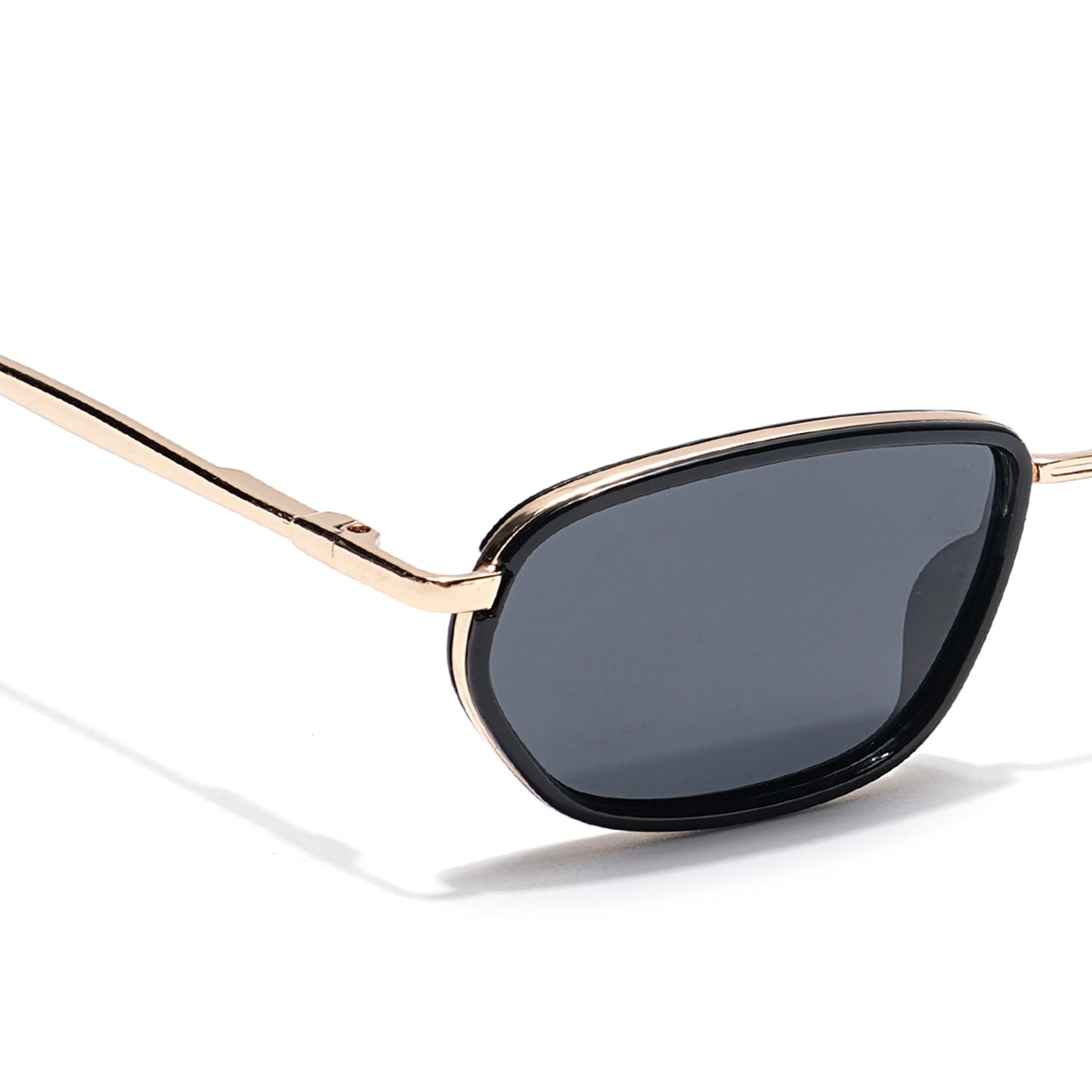 Marshall | Golden Polarized Unisex Sunglasses | Black Lens - PMG6095