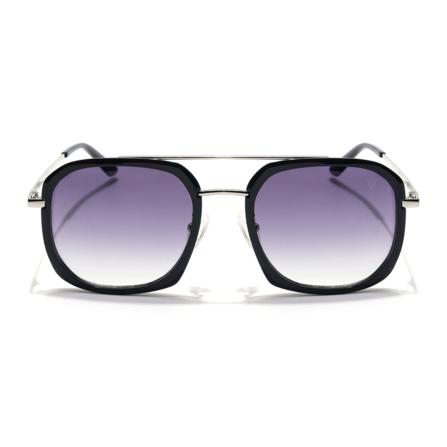 Voyage Select Wayfarer Sunglasses (Grey & Clear Lens | Black Frame - SLMG6112)