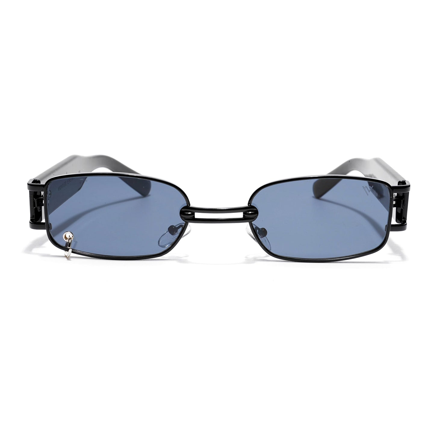 Punk | Black Rectangle Sunglasses | Black Lens - MG5209