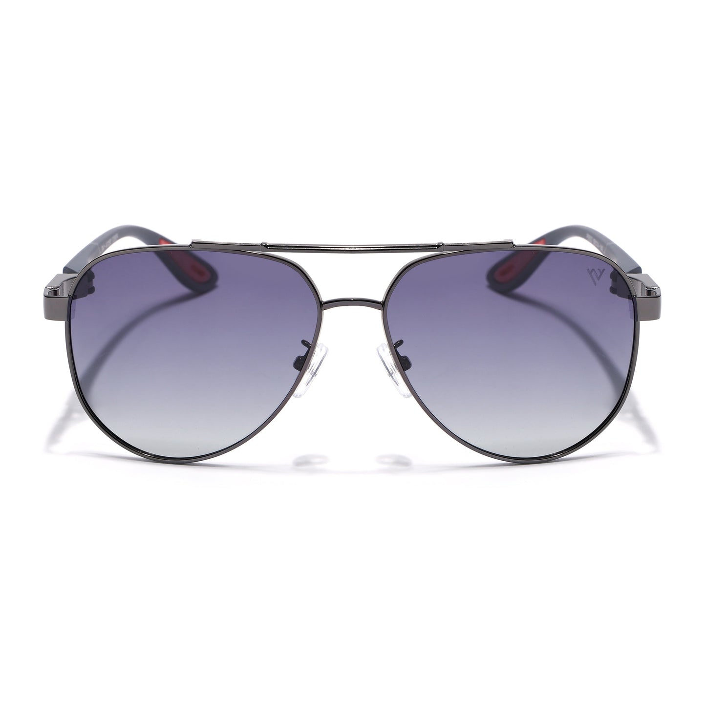 Sukhoi | Grey Aviator Polarized Sunglasses for Men & Women | Grey & Clear Lens - PMG7139