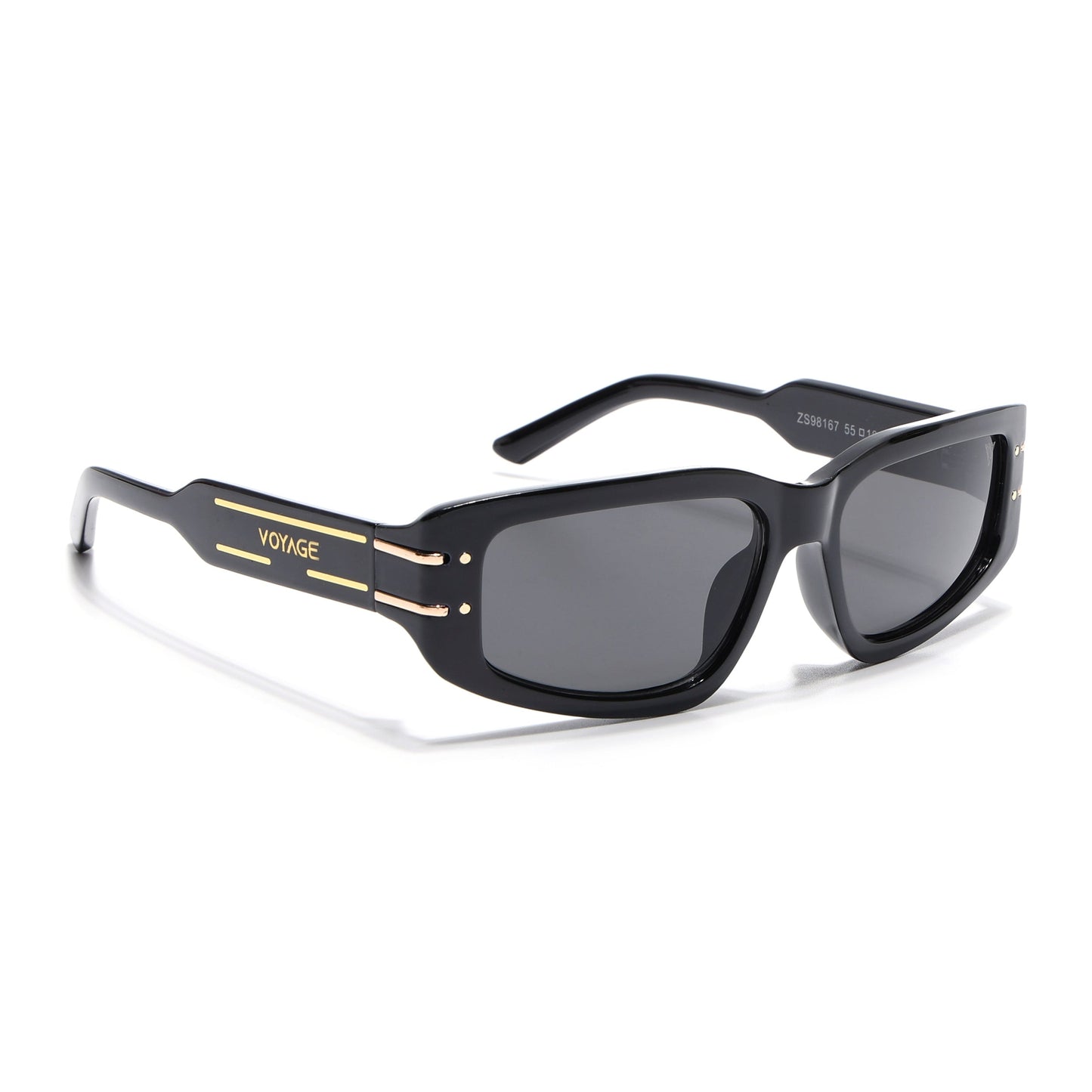 Ash | Black Rectangle Sunglasses | MG6703