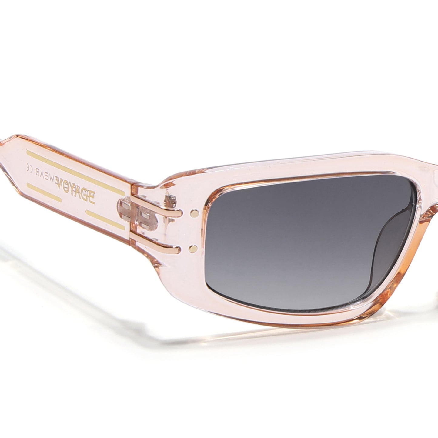 Ash | Brown Rectangle Sunglasses | MG6706