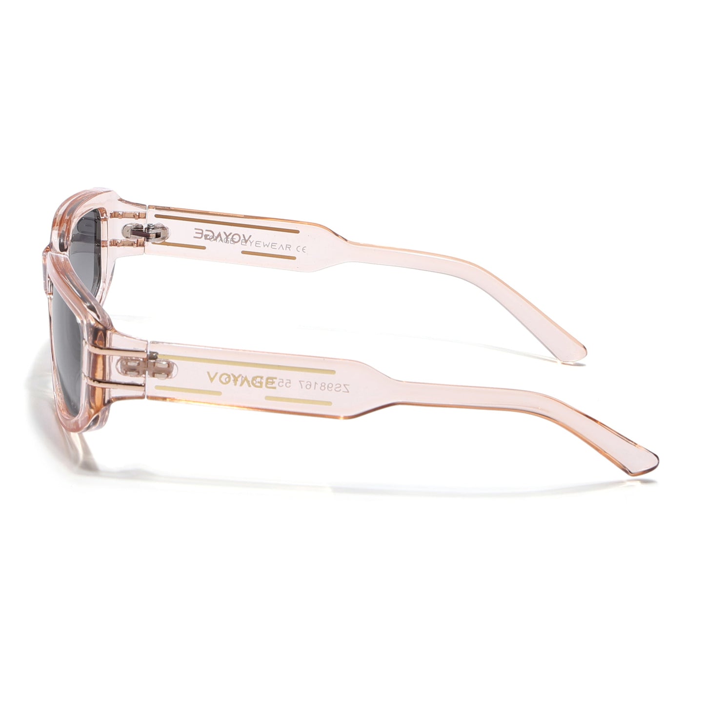 Ash | Brown Rectangle Sunglasses | MG6706