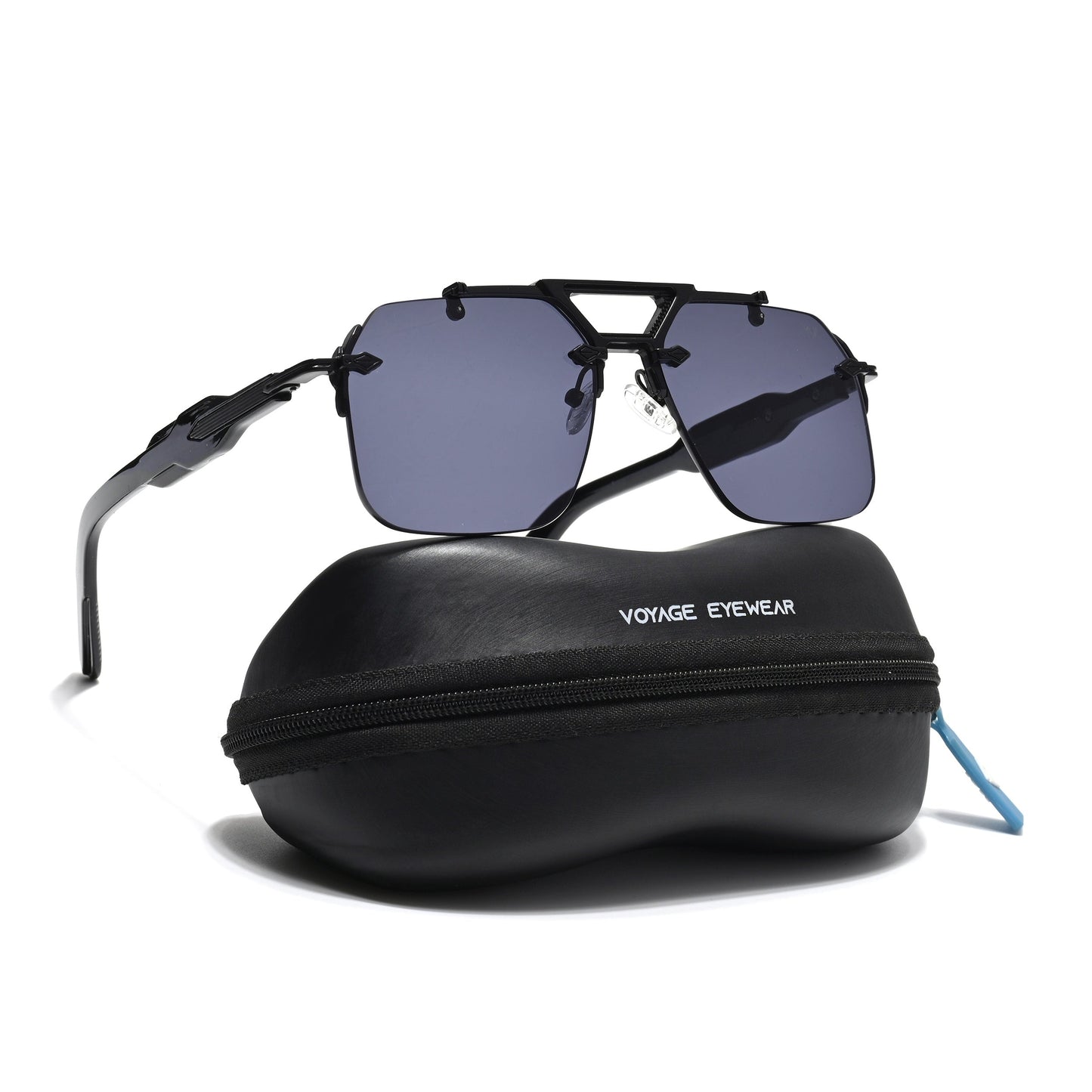 Hawk | Black Wayfarer Sunglasses | Black Frame - MG5876