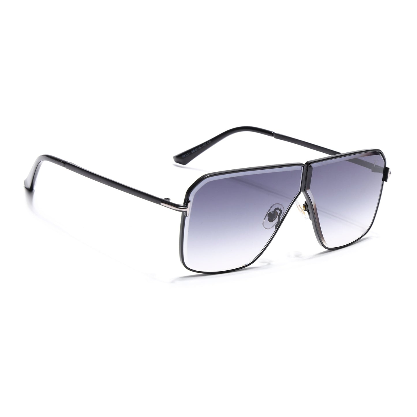 Zephy | Black Wayfarer Sunglasses for Men & Women | Grey & Clear Lens - MG7316