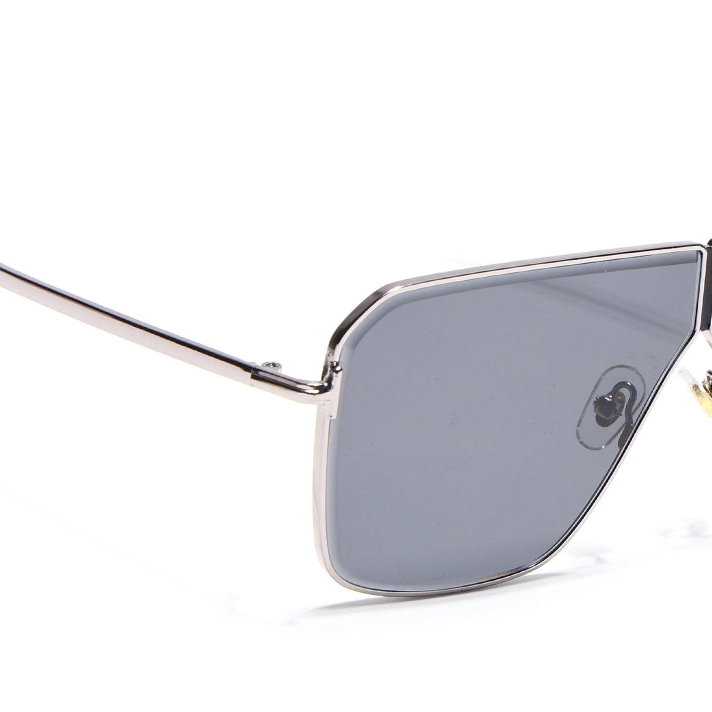 Zephy | Silver Wayfarer Sunglasses | Black Lens - MG7317