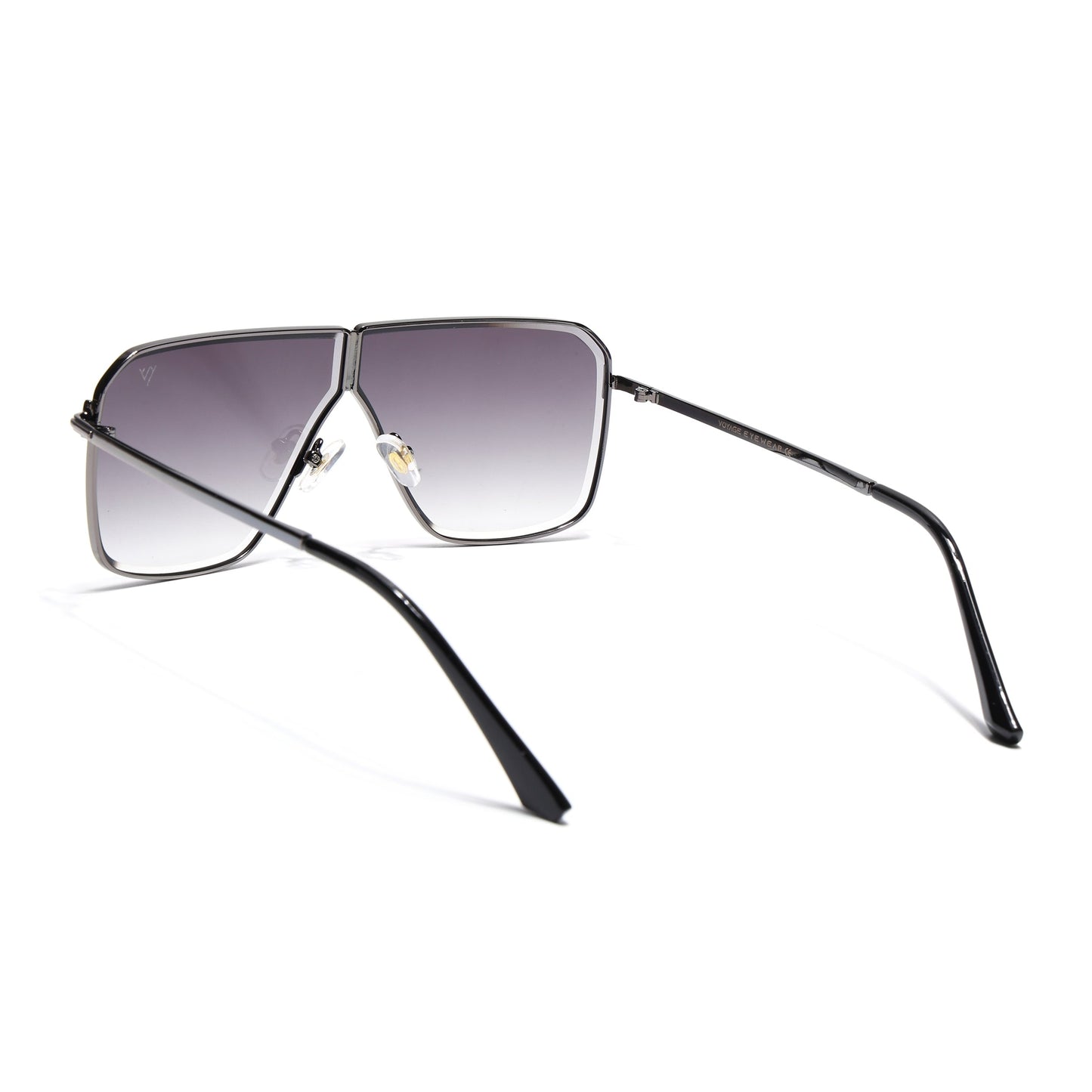 Zephy | Grey Wayfarer Sunglasses | Olive & Clear Lens - MG7321