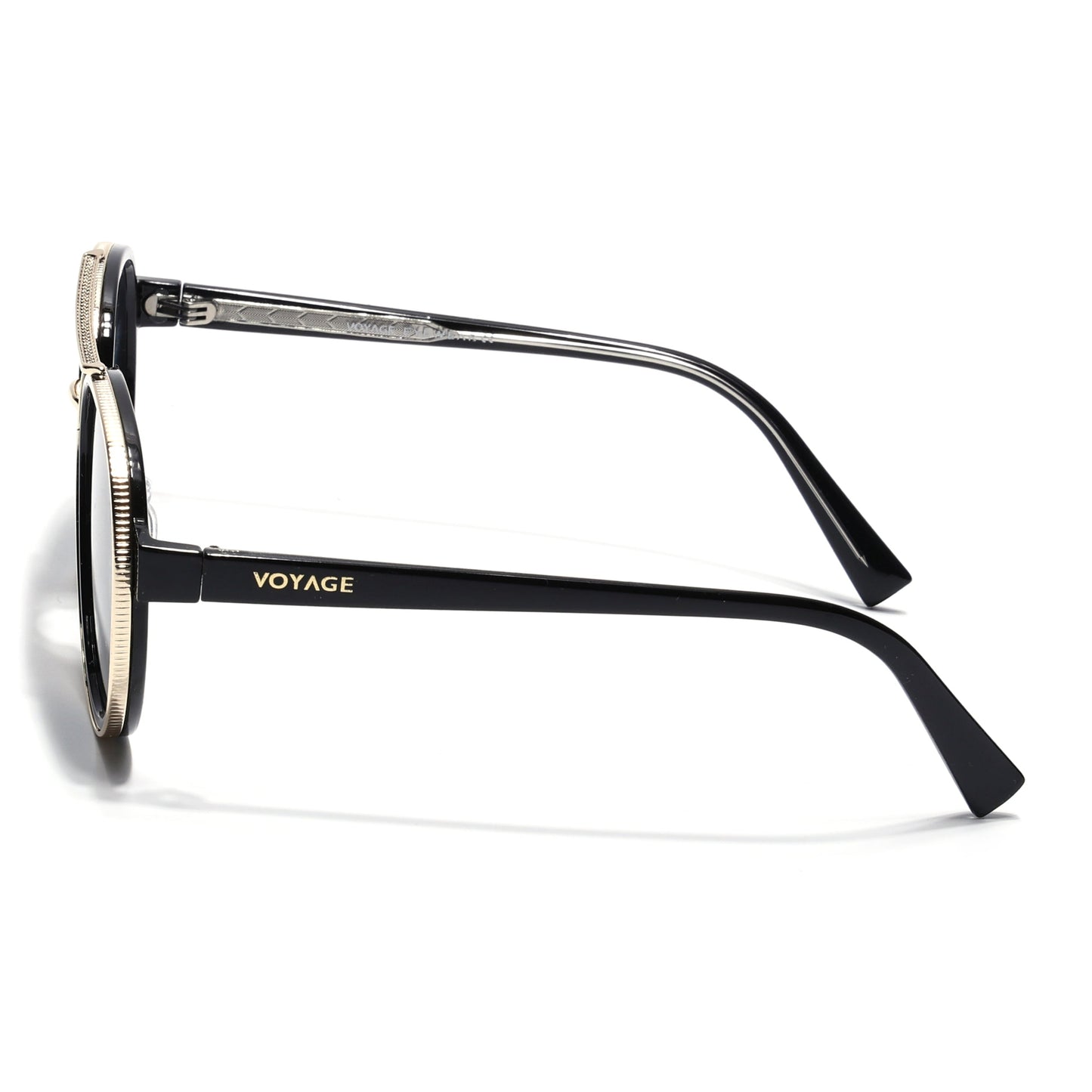 Signature Aviator | Golden & Black Sunglasses | Grey Lens - MG7151