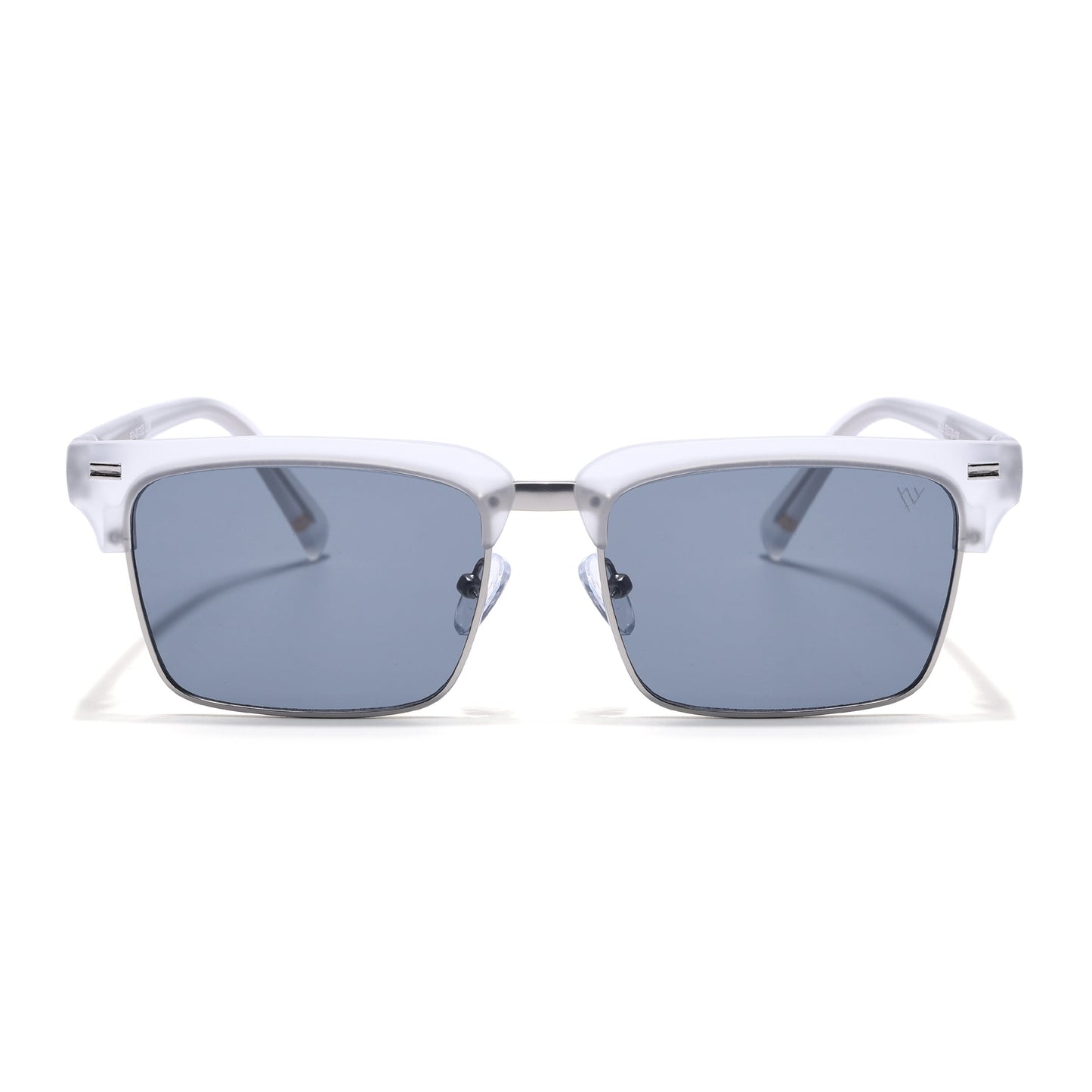 Stark | Silver Clubmaster Sunglasses | Grey Lens | MG7052