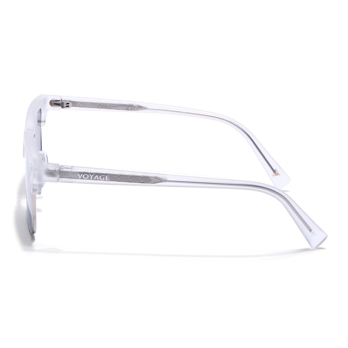 Stark | Silver Clubmaster Sunglasses | Grey Lens | MG7052