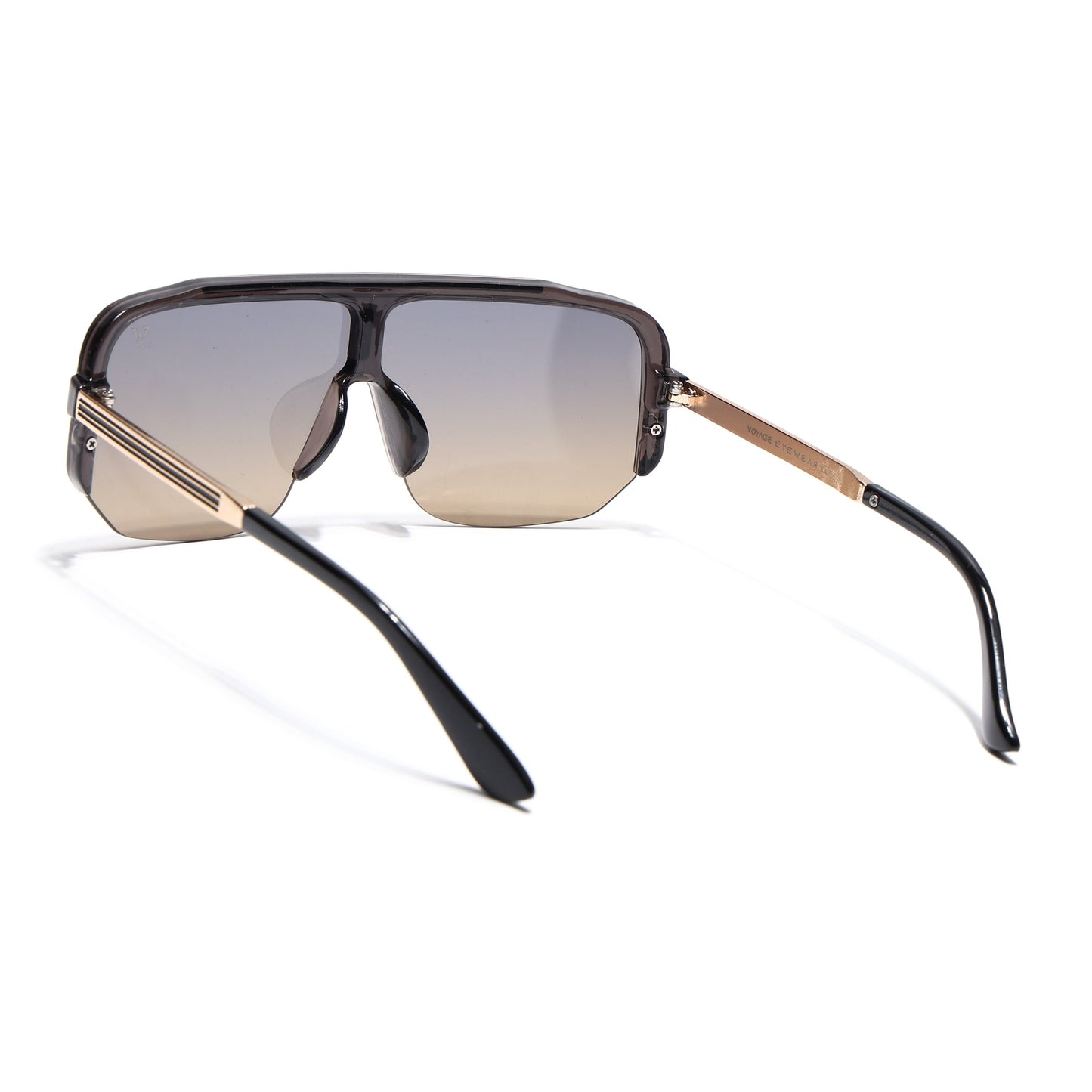 Knox | Grey Wayfarer Sunglasses | Grey & Brown Lens - MG7323