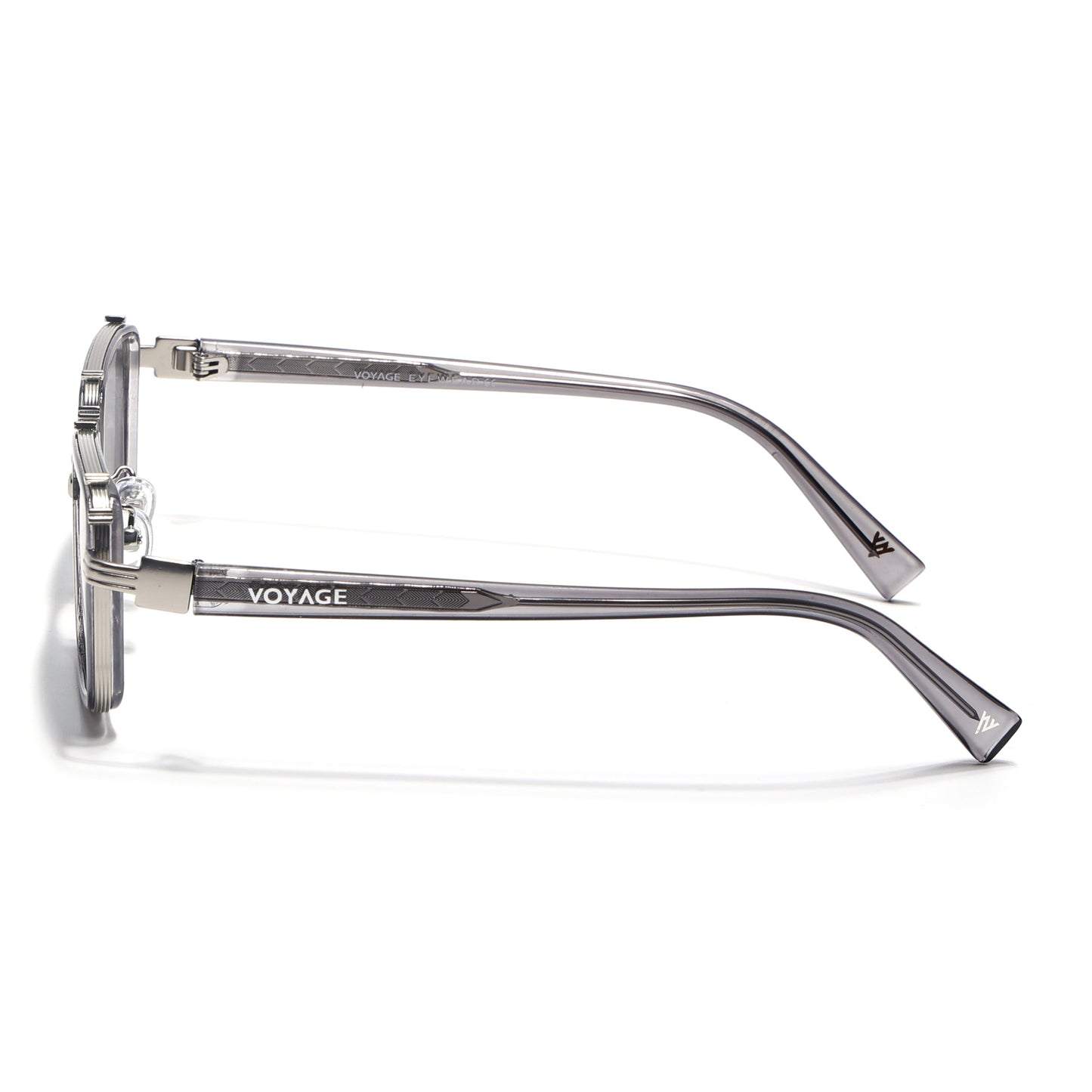 Chisel | Silver Square Sunglasses | Grey Lens - MG7054