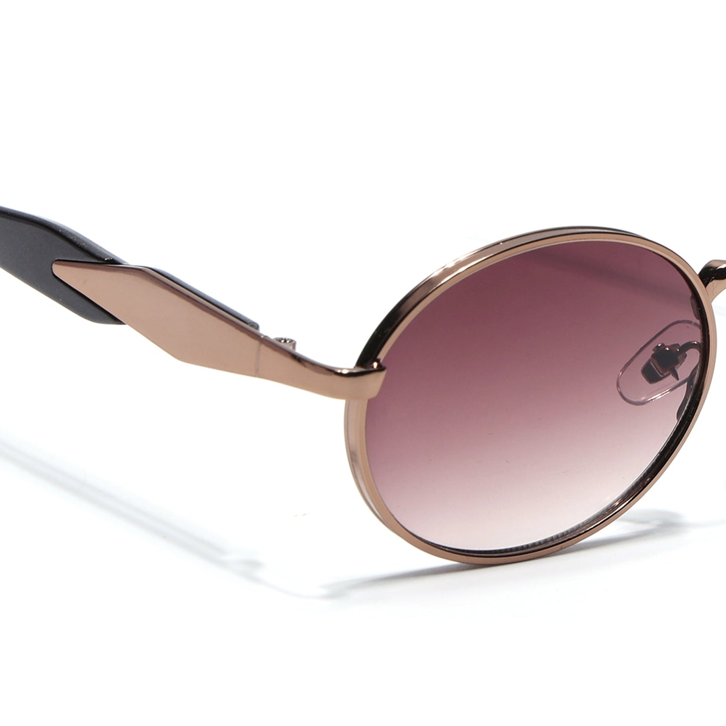 Celeste Oval Sunglasses for Men & Women (Brown & Clear Lens | Brown Frame - MG7244)