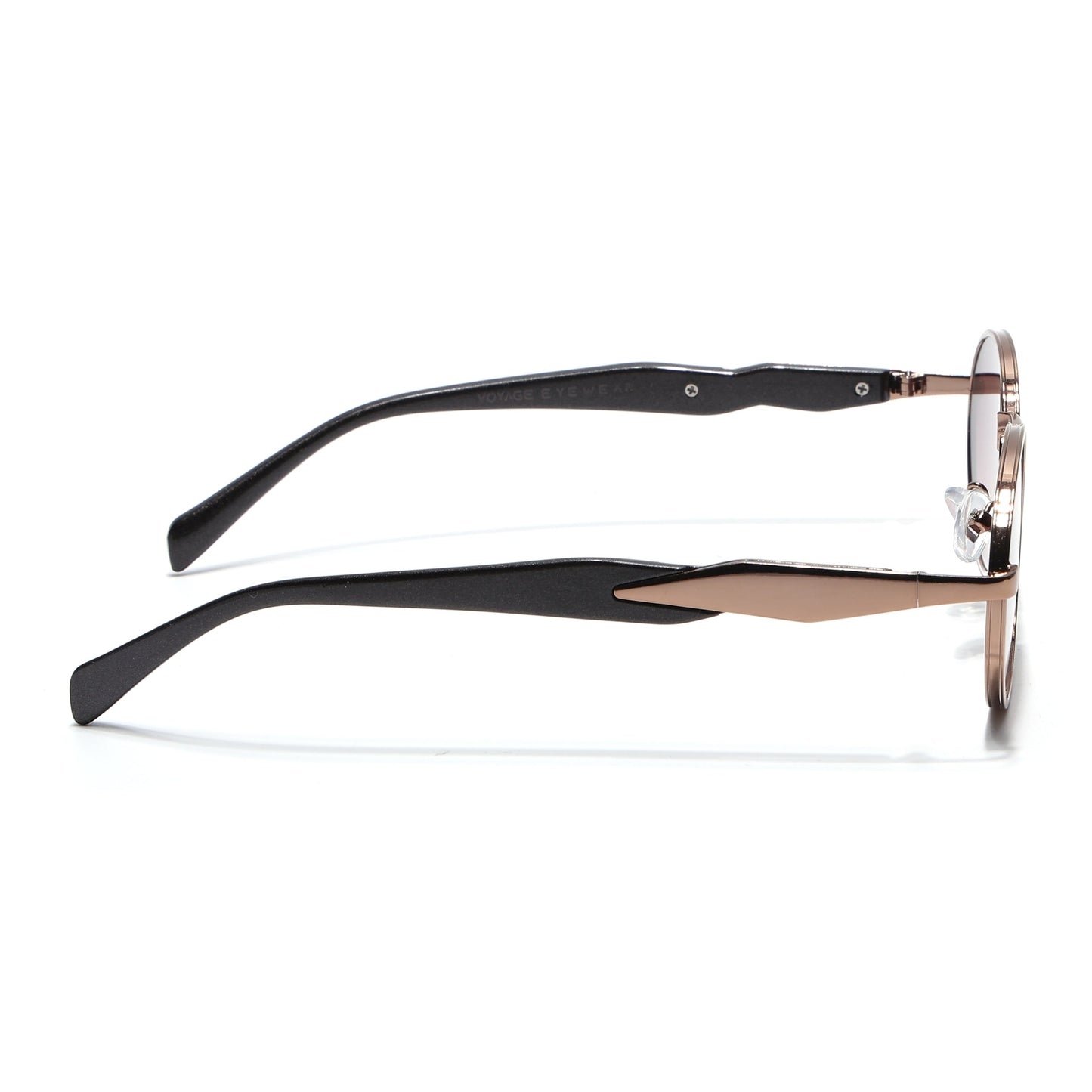 Celeste Oval Sunglasses for Men & Women (Brown & Clear Lens | Brown Frame - MG7244)