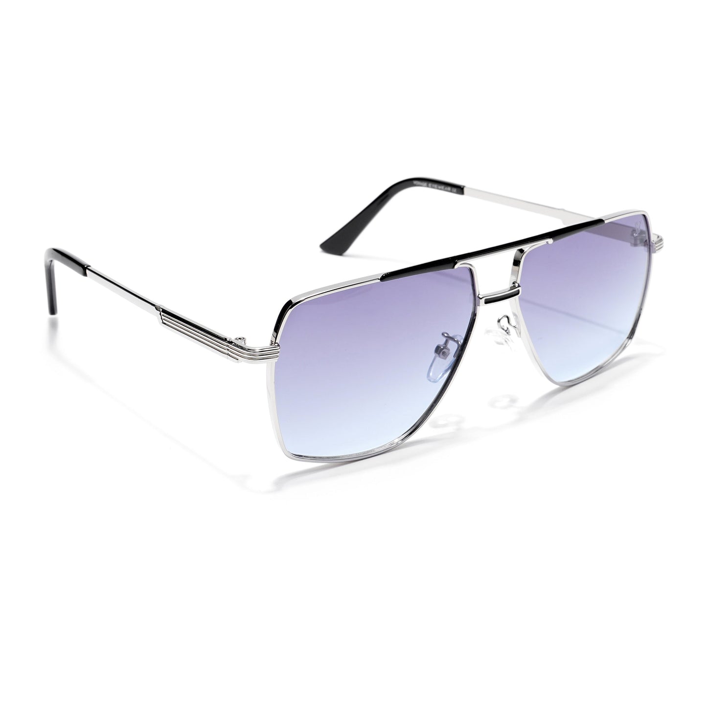 Aviator Sunglasses (Grey Lens | Silver Frame - MG5199)