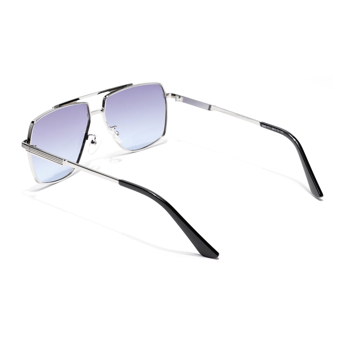 Aviator Sunglasses (Grey Lens | Silver Frame - MG5199)
