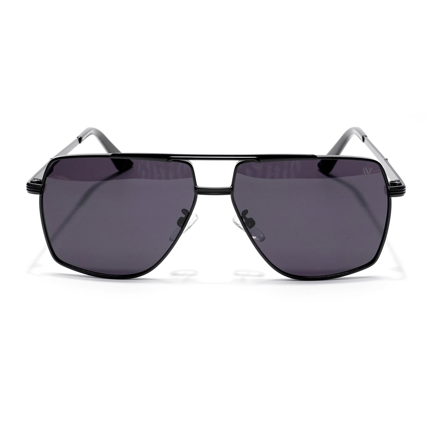 Aviator Sunglasses (Black Lens | Black Frame - MG5200)