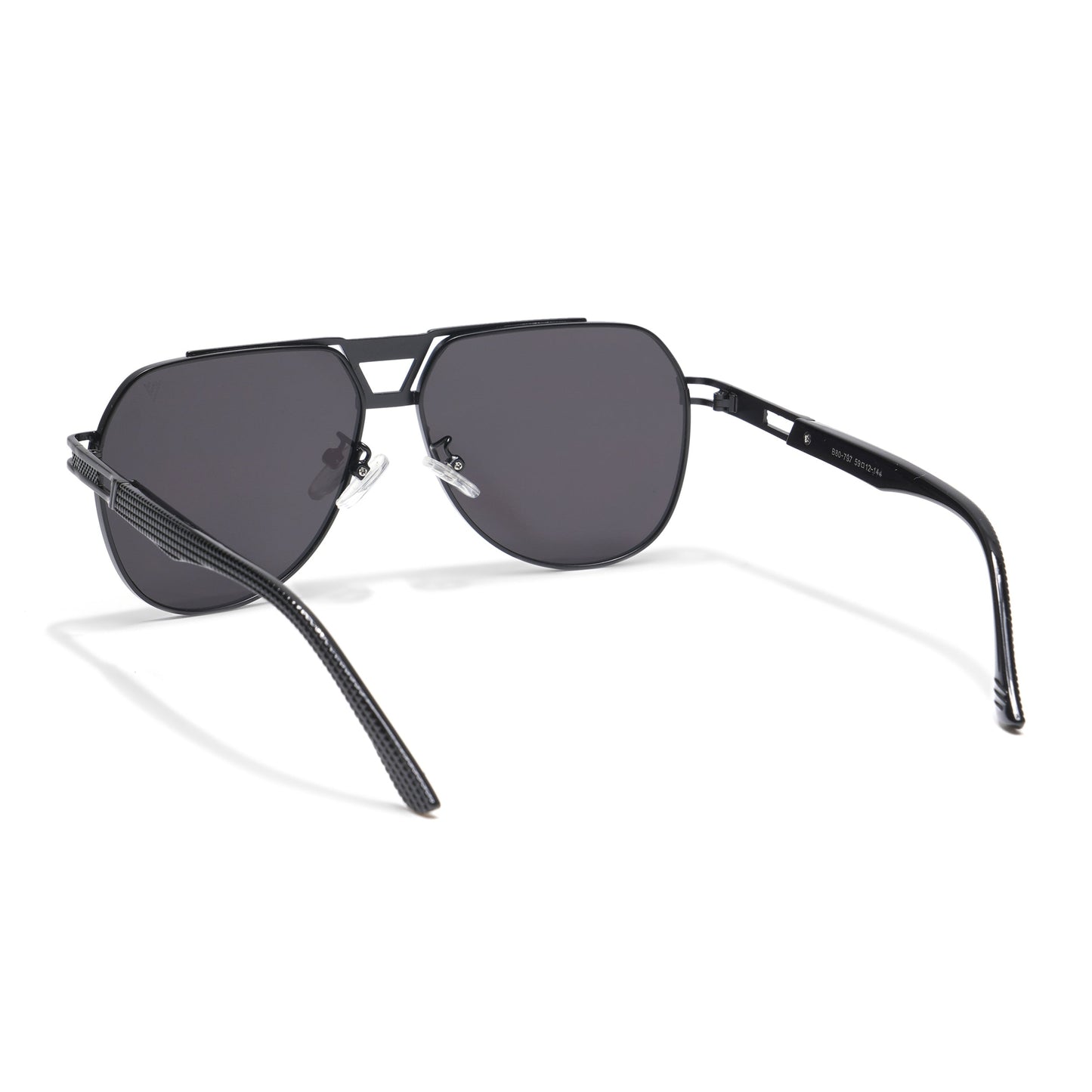 Aviator Sunglasses (Black Lens | Black Frame - MG5203)