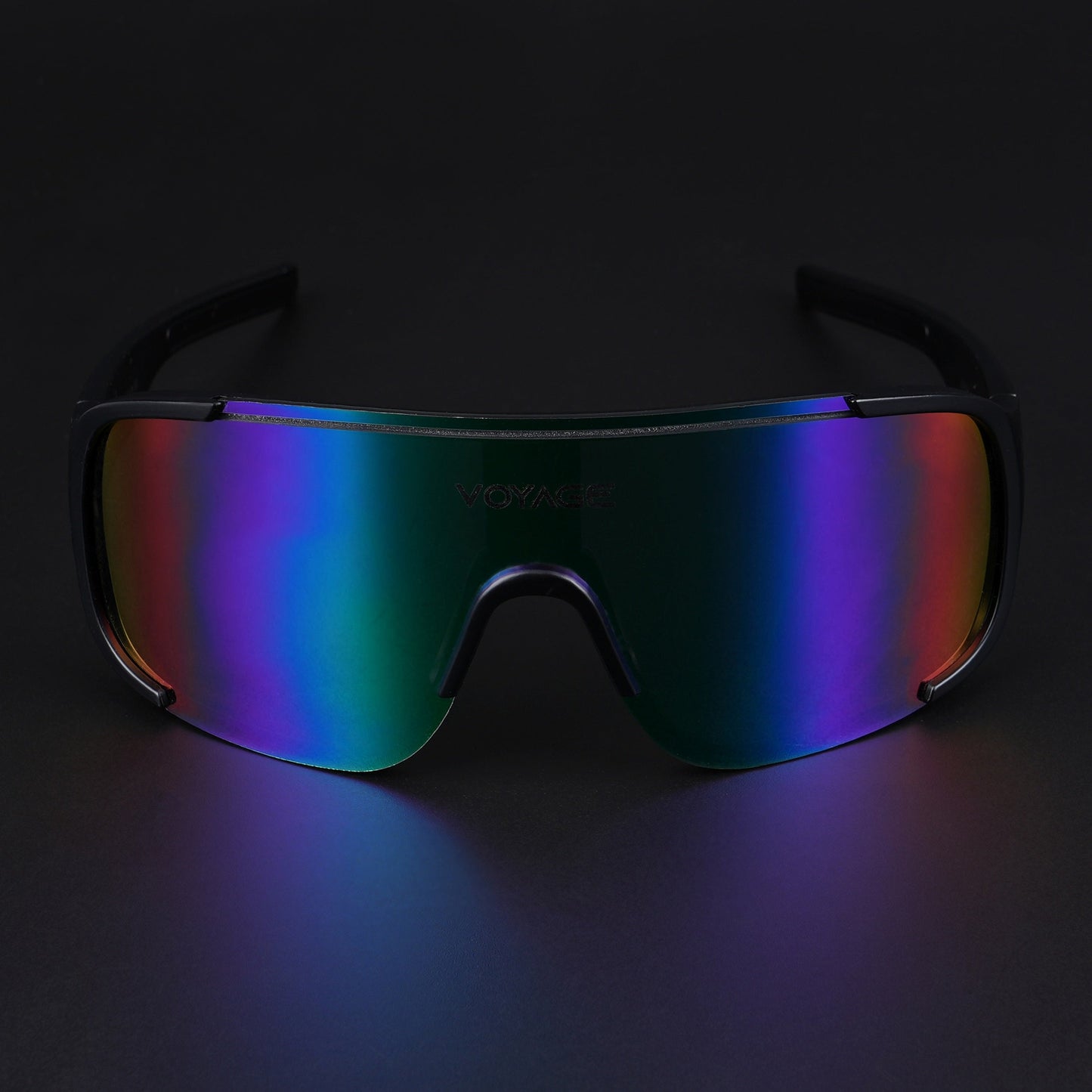 Drift Sunglasses (Multicolor Lens | Black Frame - MG5516)