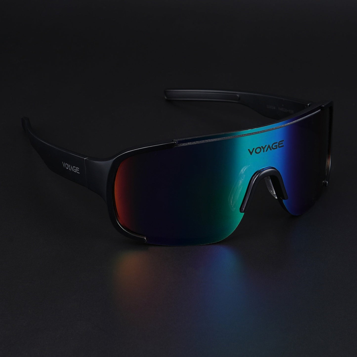 Drift Sunglasses (Multicolor Lens | Black Frame - MG5516)