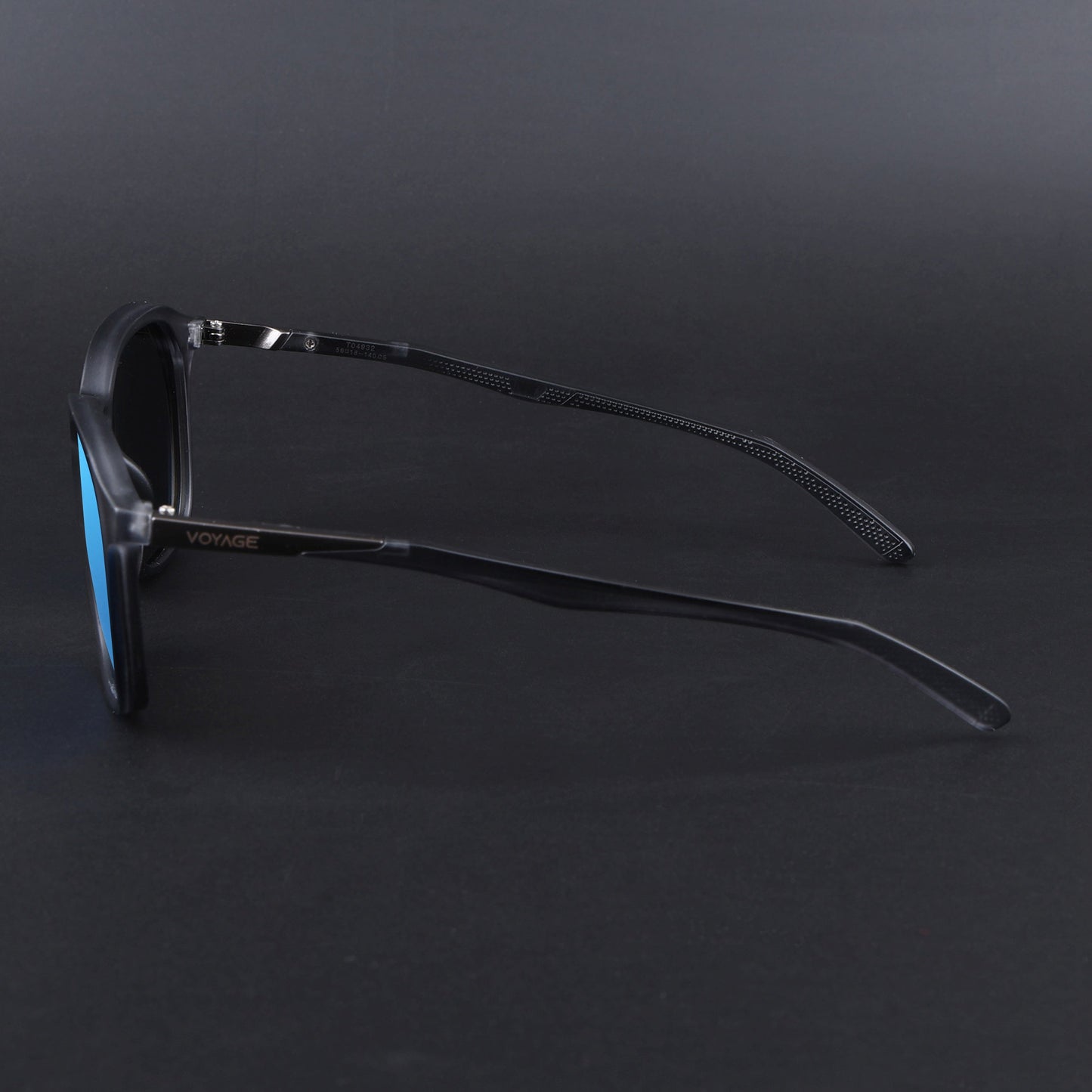 Square Polarized Sunglasses | Sky Blue Lens | Grey Frame - PMG6792
