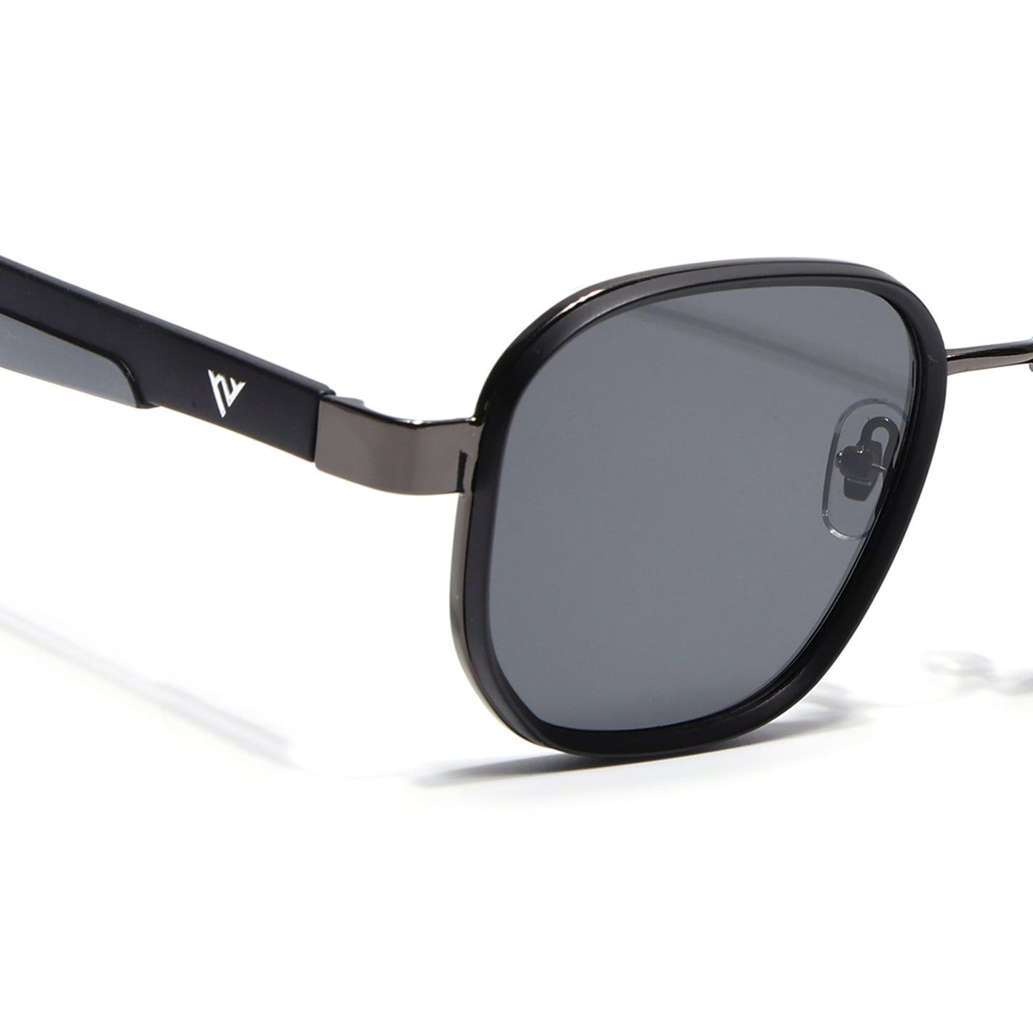 Square Sunglasses for Men & Women (Black Lens | Matt Black Frame - MG7340)