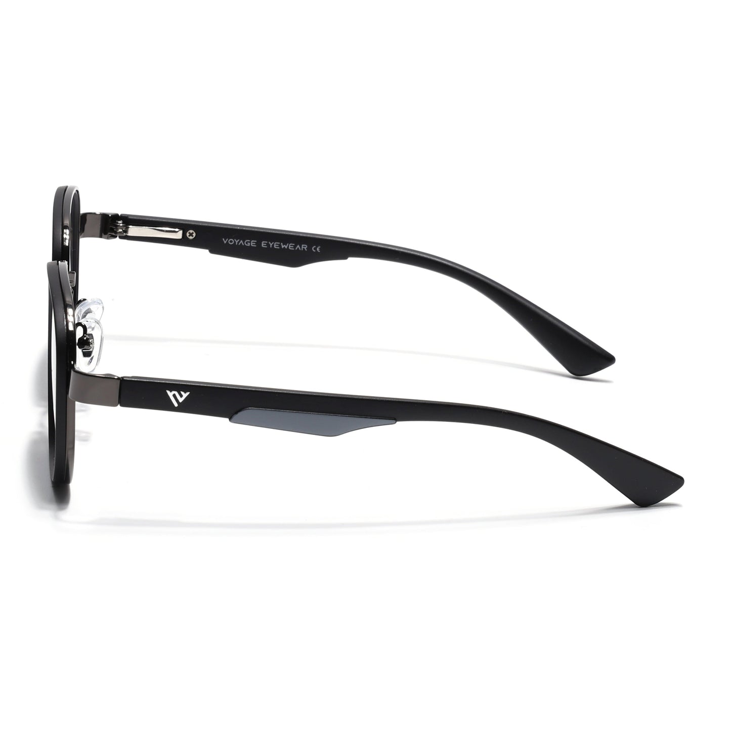 Square Sunglasses for Men & Women (Black Lens | Matt Black Frame - MG7340)