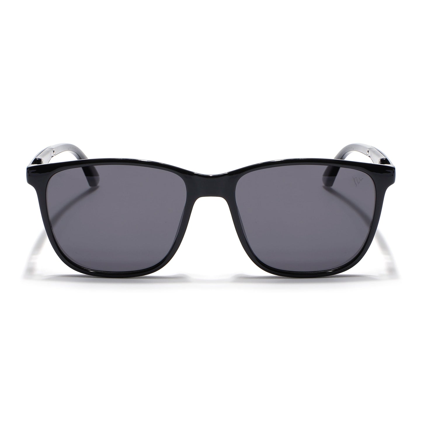 Wayfarer Polarized Sunglasses (Black Lens | Shine Black Frame - PMG5056)