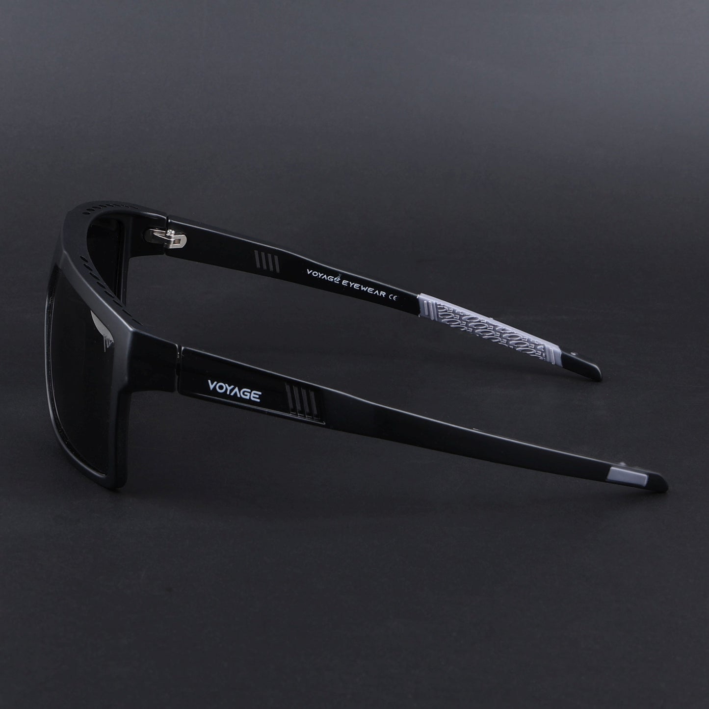 Wayfarer Polarized Sunglasses | Black Lens | Black Frame - PMG6802