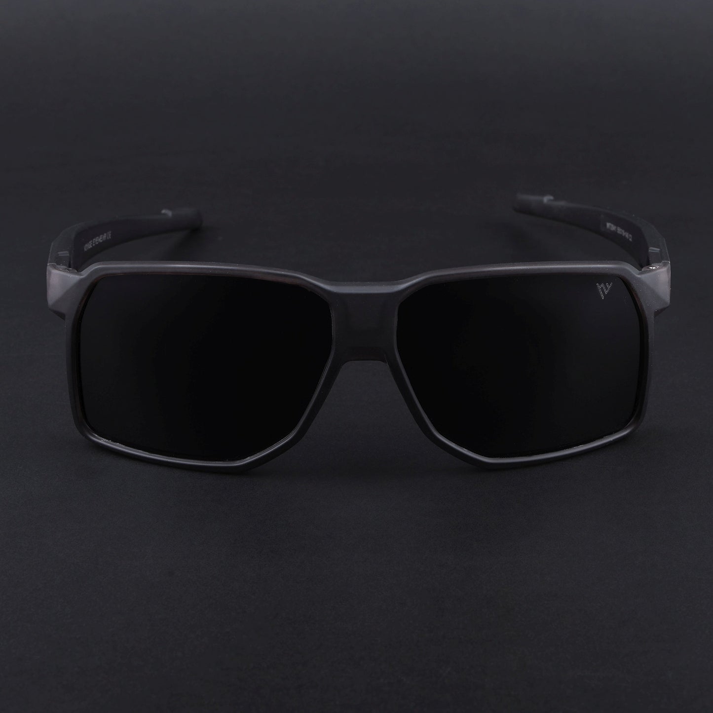MountX | Grey Wrap Around Polarized Sunglasses | Black Lens - PMG6741