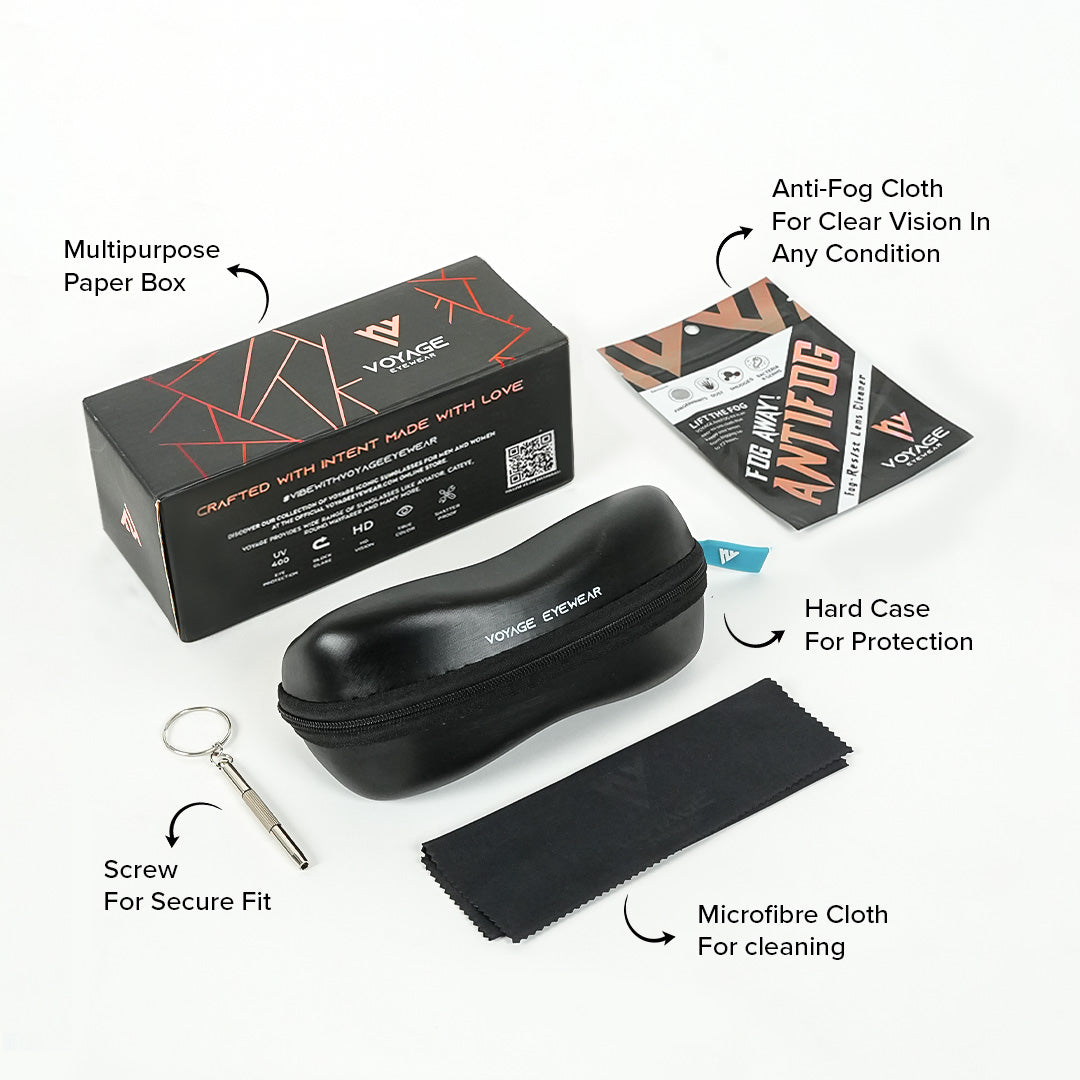 Wayfarer Sunglasses (Black Lens | Black Frame - MG5385)