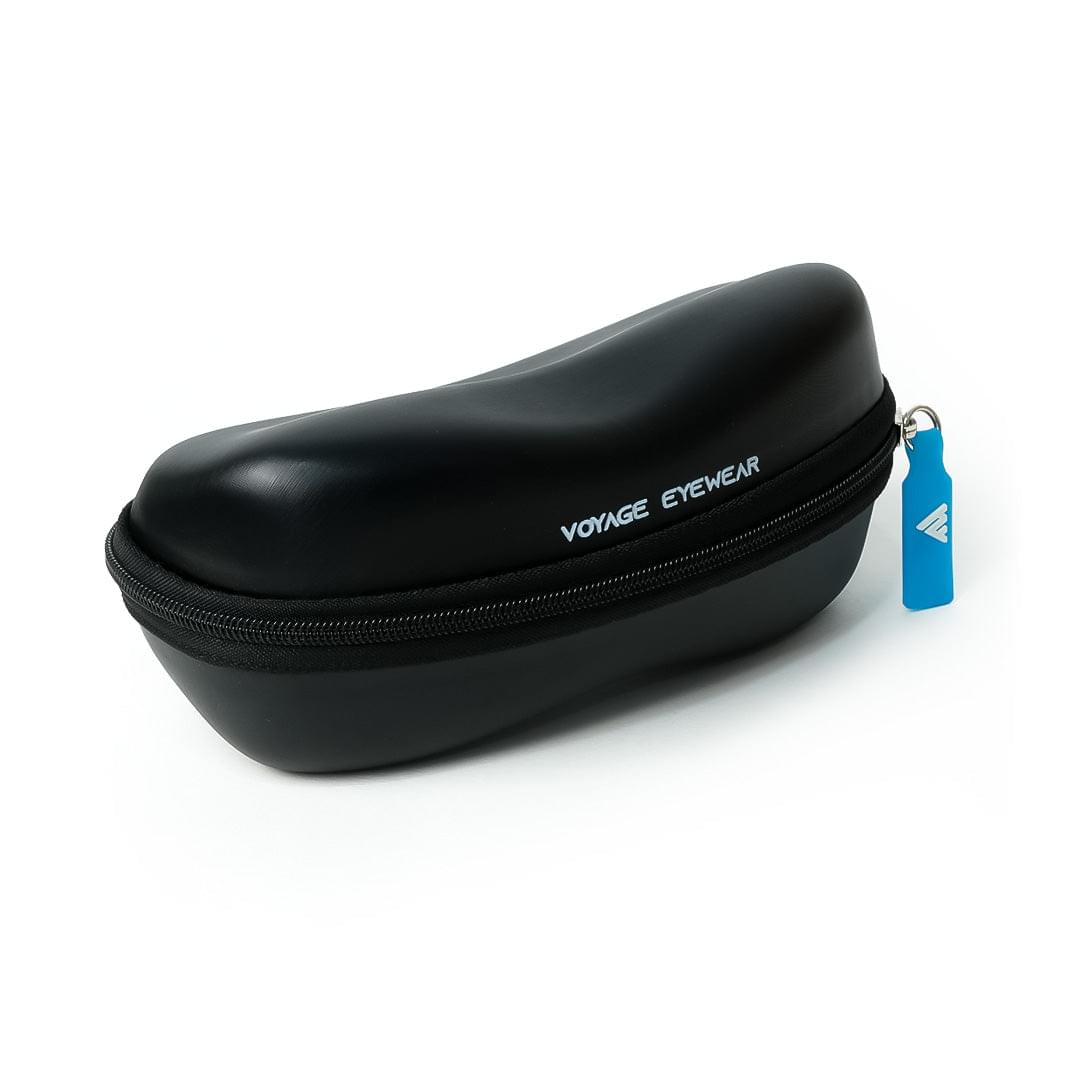 Astro | Oval Sunglasses (Black Lens | Black Frame - MG5201)