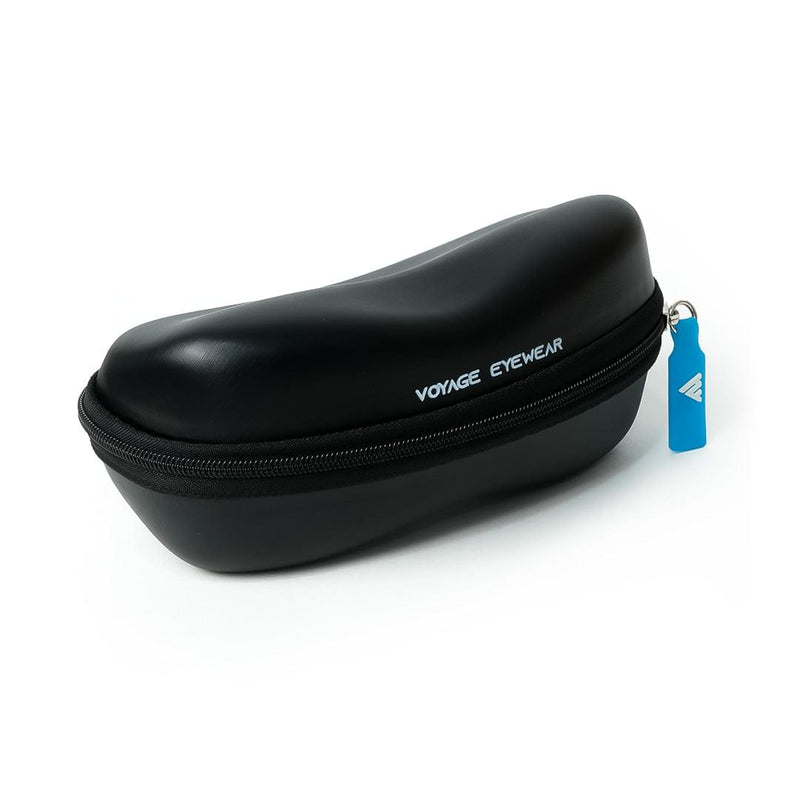 Rectangle Sunglasses for Kids -6 yrs To 12 yrs (Black Lens | Sky Blue Frame - PMG6076)