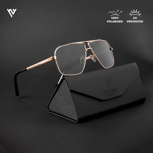 Black Polarized Wayfarer Sunglasses - PMG4202
