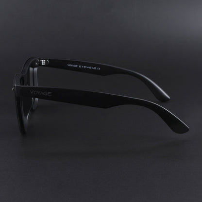 Mooze | Matte Black Polarized Wayfarer Sunglasses | PMG3977