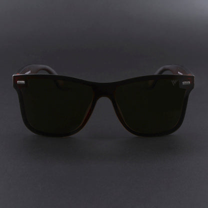 Mooze | Brown Polarized Wayfarer Sunglasses | PMG3978