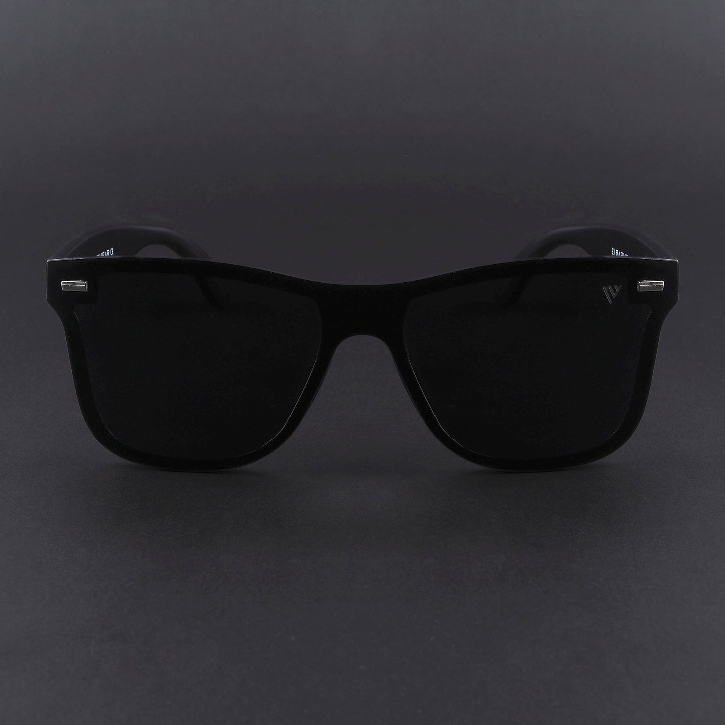 Mooze | Shine Black Polarized Wayfarer Sunglasses | PMG3979