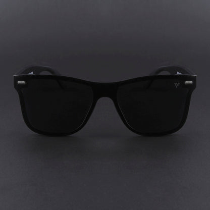 Mooze | Shine Black Polarized Wayfarer Sunglasses | PMG3979