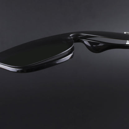Mooze | Shine Black Polarized Wayfarer Sunglasses | PMG3979