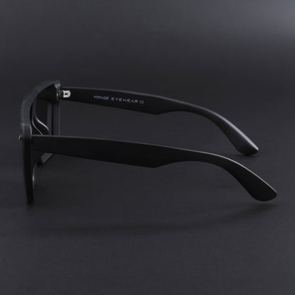 illume | Matte Black Polarized Wayfarer Sunglasses - PMG3972